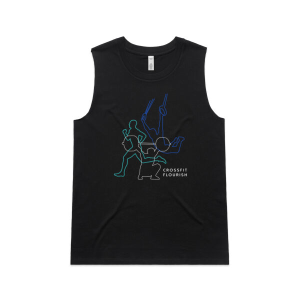 Run Muscle Up Snatch Womens Brooklyn Tank Thumbnail