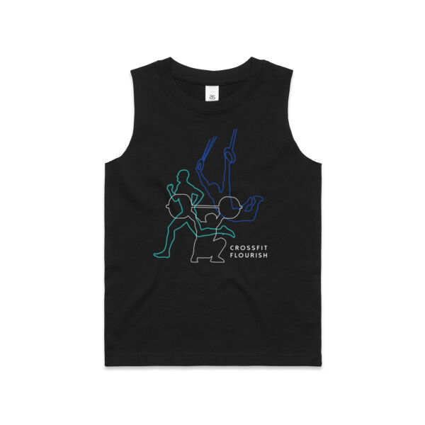 Run Muscle Up Snatch Kids Barnard Tank Thumbnail