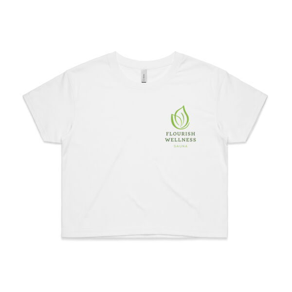 Flourish Wellness - AS Colour CROP TEE - 4062 Thumbnail