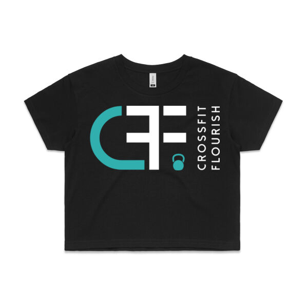 Flourish Logo Crop Tee Thumbnail
